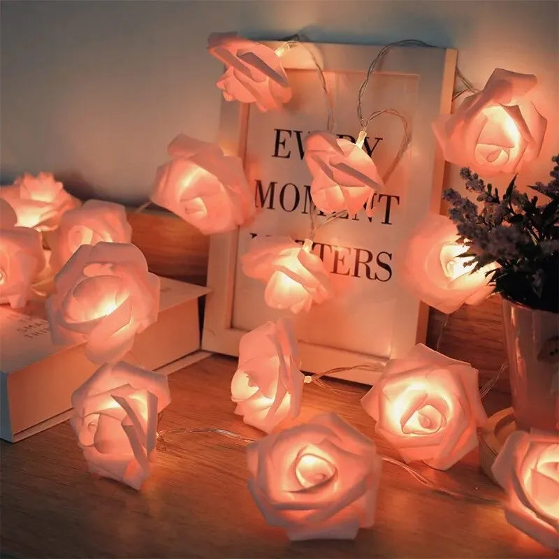 Rose Flower String Lights