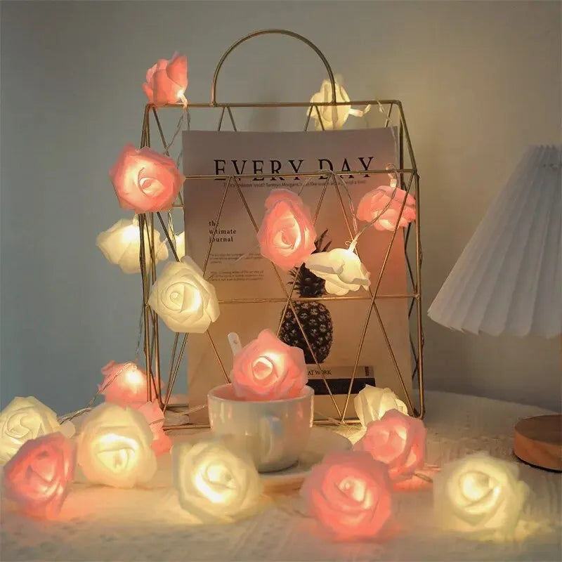 Rose Flower String Lights