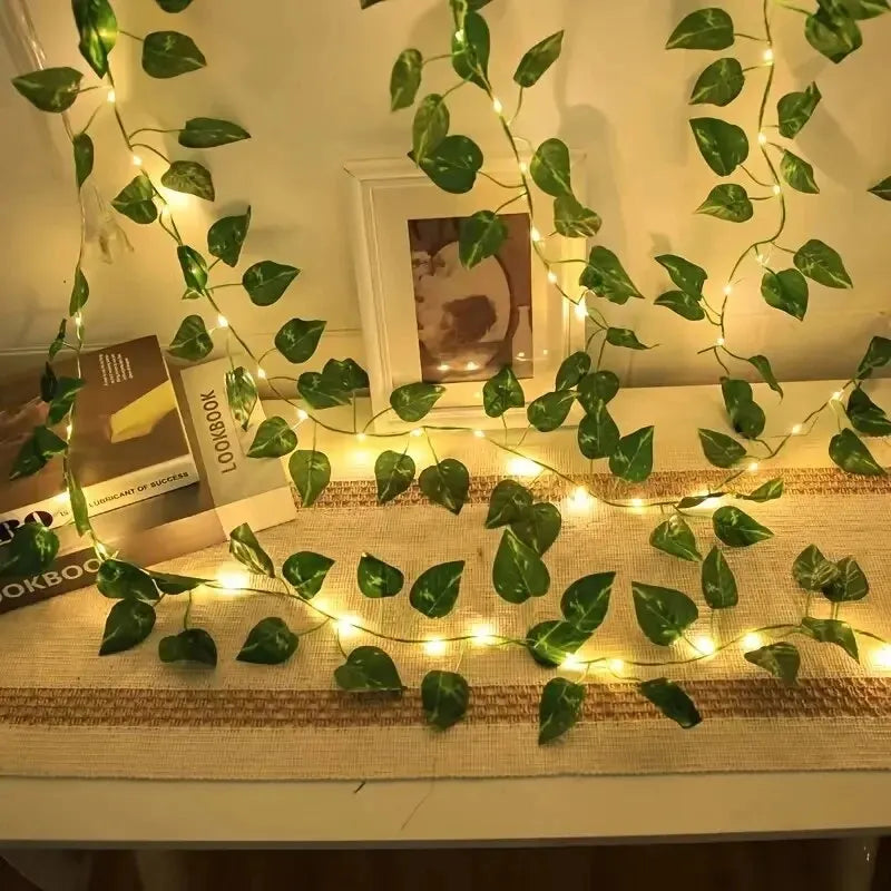 Green Leaf Lamp String
