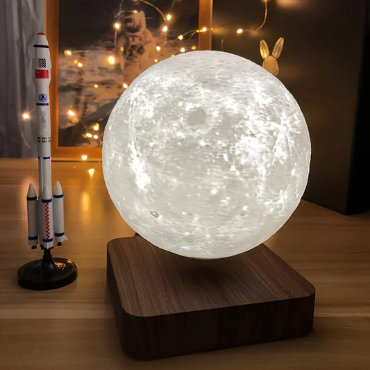 Floating Moon Lamp | Magnetic Levitation