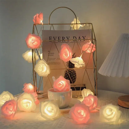 Rose Flower String Lights