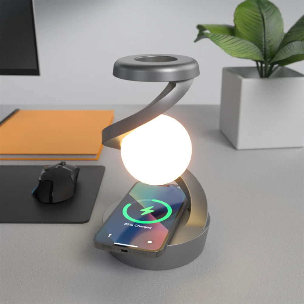 Floating Moon Lamp (With Wireless Phone Charger)