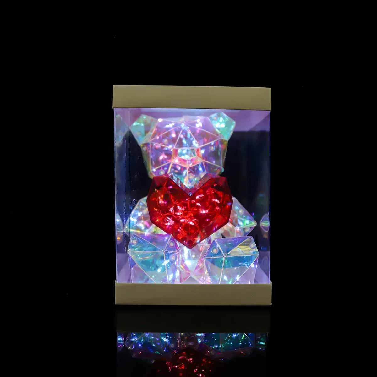 15CM Love Bears Christmas and New Year's Eve Santa Claus's Fantasy Bear Valentine's Day Decor for Girlfriend Display with Box
