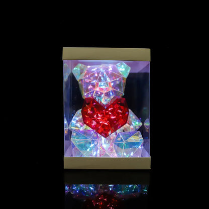 15CM Love Bears Christmas and New Year's Eve Santa Claus's Fantasy Bear Valentine's Day Decor for Girlfriend Display with Box