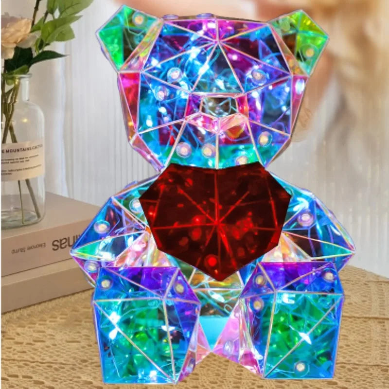 15CM Love Bears Christmas and New Year's Eve Santa Claus's Fantasy Bear Valentine's Day Decor for Girlfriend Display with Box